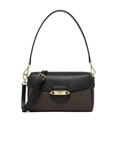 MICHAEL KORS FLEUR MONOGRAMMED SHOULDER BAG