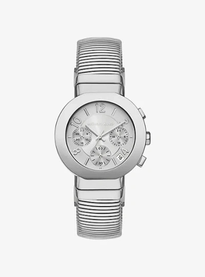 MICHAEL KORS GRAMERCY SILVER-TONE WATCH