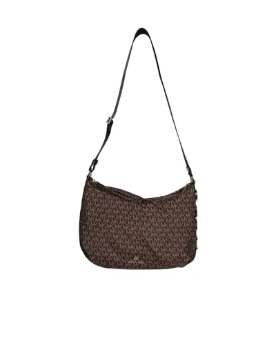 MICHAEL KORS LOGO-PLAQUE DETAIL CROSSBODY BAG
