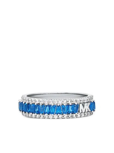 MICHAEL KORS LOGO-PLAQUE RING
