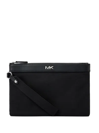MICHAEL KORS LOGO-PLAQUE TRAVEL POUCH