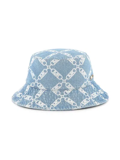 MICHAEL KORS LOGO-PRINT BUCKET HAT