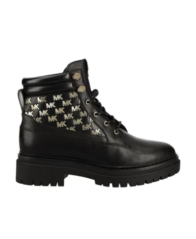 MICHAEL KORS MICHAEL KORS MONOGRAM LACE-UP BOOTS