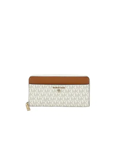 MICHAEL KORS LOGO ZIPPER WALLET