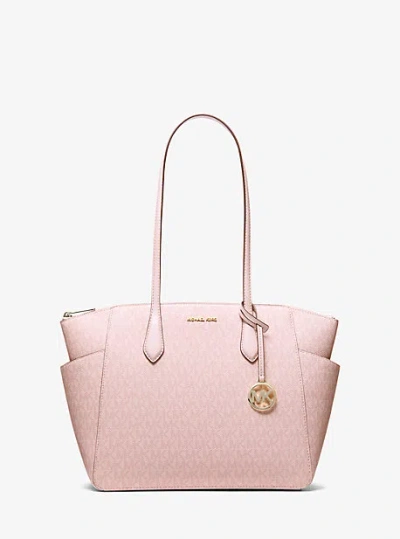 MICHAEL KORS MARILYN MEDIUM SIGNATURE LOGO TOTE BAG
