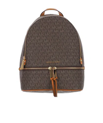 MICHAEL KORS MICHAEL MICHAEL KORS RHEA MONOGRAMMED MEDIUM LOGO BACKPACK