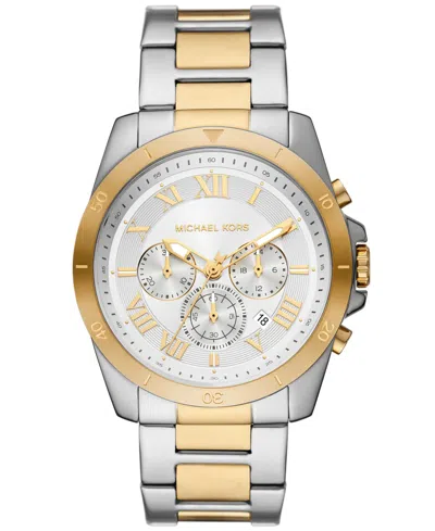 MICHAEL KORS MEN'S ALEK CHRONOGRAPH TWO-TONE STAINLESS STEEL WATCH 44MM