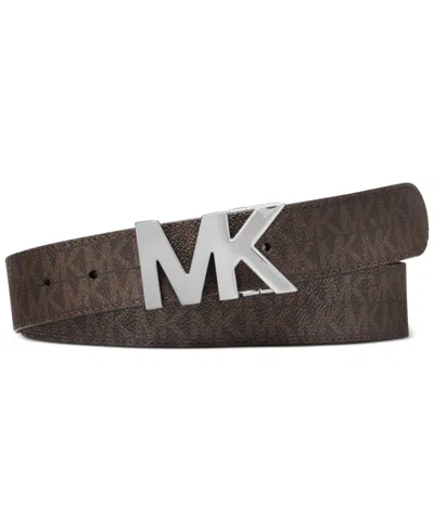MICHAEL KORS MEN'S SIGNATURE REVERSIBLE LOGO BUCKLE BELT