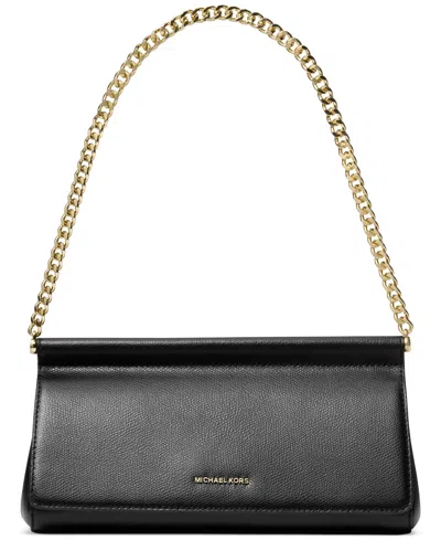 MICHAEL KORS MICHAEL MICHAEL KORS CARMINE SMALL LEATHER EAST WEST CLUTCH