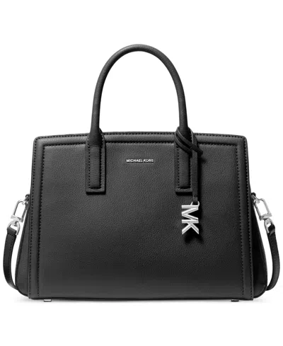 MICHAEL KORS MICHAEL MICHAEL KORS LAILA MEDIUM LEATHER SATCHEL