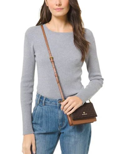 MICHAEL KORS MICHAEL MICHAEL KORS LOGO JET SET CHARM PHONE CROSSBODY