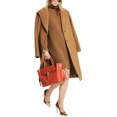 MICHAEL KORS MICHAEL MICHAEL KORS WOMENS MENSWEAR OVERSIZED WOOL COAT COLD WEATHER BHFO 0726