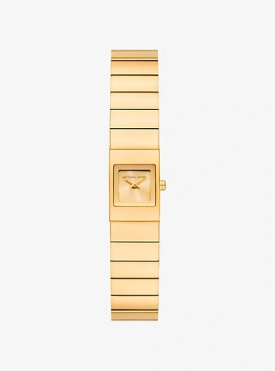 MICHAEL KORS MINI DARRINGTON GOLD-TONE WATCH