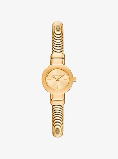 MICHAEL KORS MINI GRAMERCY GOLD-TONE WATCH