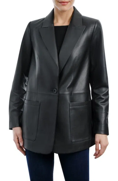 MICHAEL KORS MICHAEL KORS OVERSIZE LEATHER BLAZER