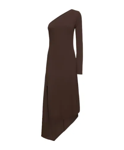 MICHAEL KORS SINGLE-SHOULDER STRETCH JERSEY DRESS