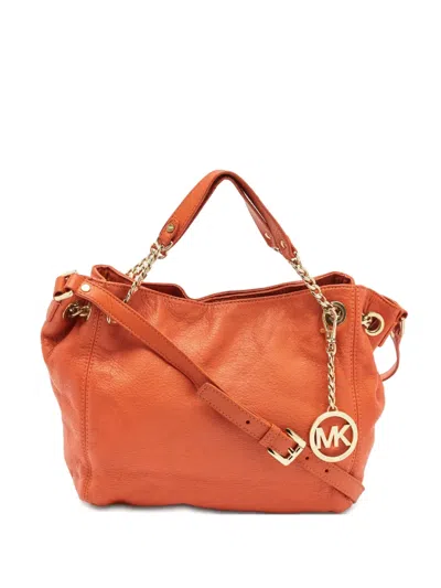 MICHAEL KORS VINTAGE PRE-OWNED LEATHER TOTE BAG
