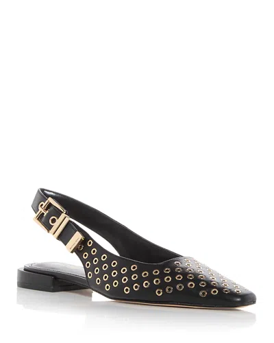 MICHAEL KORS WOMEN'S DARRINGTON GROMMET EMBELLISHED SLINGBACK FLATS
