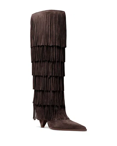 MICHAEL KORS WOMEN'S JAYLA FRINGE BOOTS