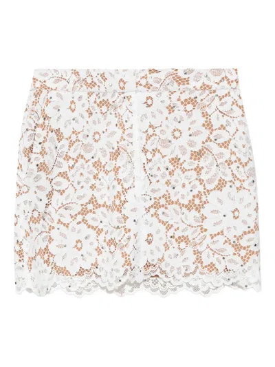 MICHAEL MICHAEL KORS CORDED-LACE MINI SKIRT