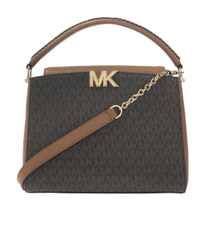 MICHAEL MICHAEL KORS IMPRESSIVE CROCODILE EMBOSSED CROSS-BODY BAG