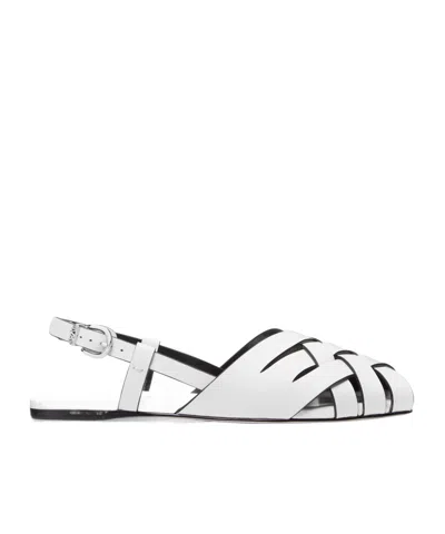 MICHAEL MICHAEL KORS MICHAEL MICHAEL KORS IRENE WOVEN SLINGBACK SANDALS