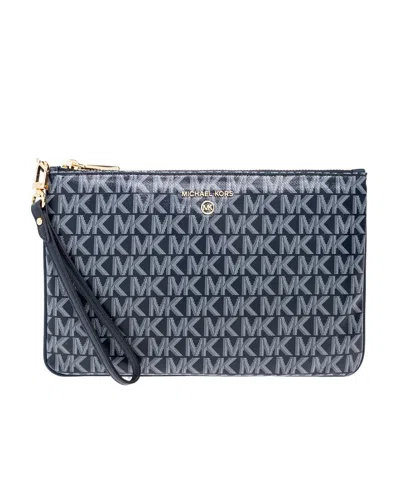 MICHAEL MICHAEL KORS JET SET CHARM LOGO-PLAQUE WRISTLET