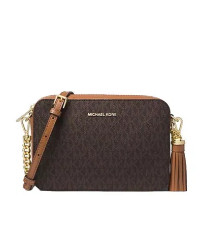 MICHAEL MICHAEL KORS MICHAEL MICHAEL KORS GINNY ZIPPED MEDIUM CROSSBODY BAG