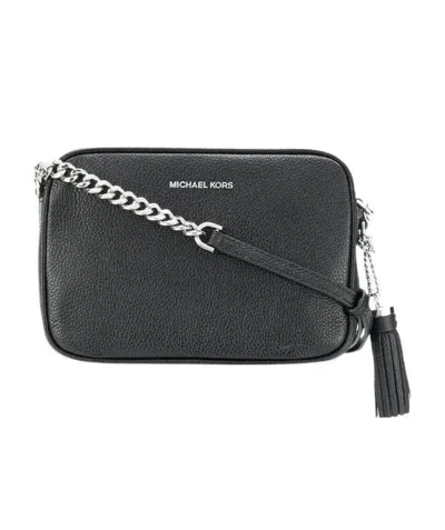 MICHAEL MICHAEL KORS MICHAEL MICHAEL KORS GINNY LOGO PLAQUE CROSSBODY BAG