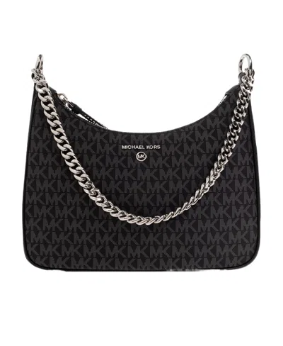 MICHAEL MICHAEL KORS MICHAEL KORS MONOGRAM-PRINTED ZIPPED DUAL-HANDLE BAG