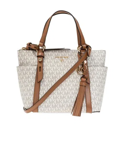 MICHAEL MICHAEL KORS MICHAEL MICHAEL KORS SULLIVAN LOGO PLAQUE SMALL TOTE BAG