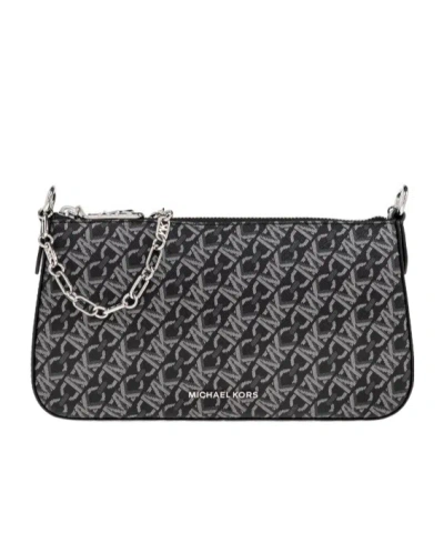 MICHAEL MICHAEL KORS MICHAEL MICHAEL KORS EMPIRE MEDIUM METALLIC CHAIN-LINK POCHETTE