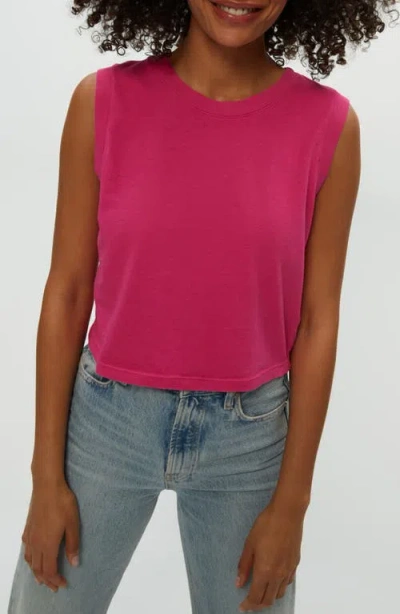 MICHAEL STARS MICHAEL STARS JOHNNIE CREWNECK COTTON TANK