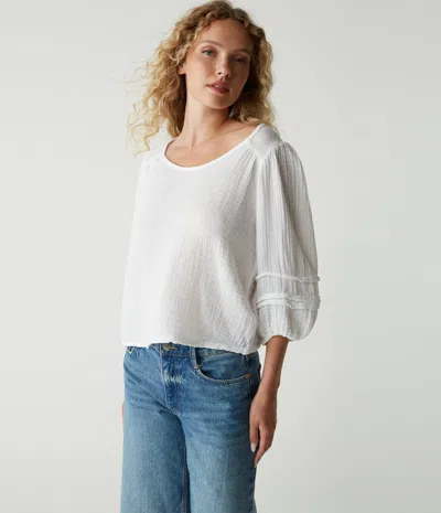 MICHAEL STARS PRUITT BALLOON SLEEVE TOP