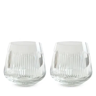 MICHAEL WAINWRIGHT BERKSHIRE DOUBLE OLD FASHIONED GLASSES, SET OF 2