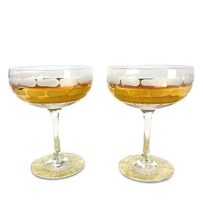 MICHAEL WAINWRIGHT TRURO COUPE GLASS, SET OF 2