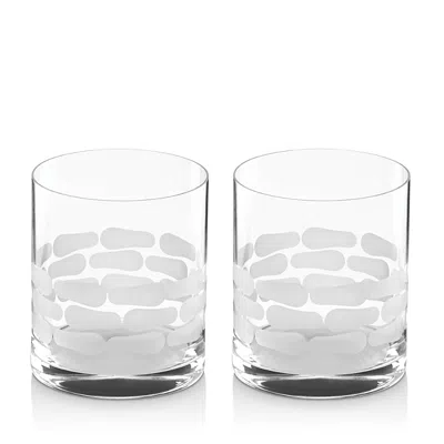MICHAEL WAINWRIGHT TRURO DOUBLE OLD FASHIONED GLASS SET OF 2