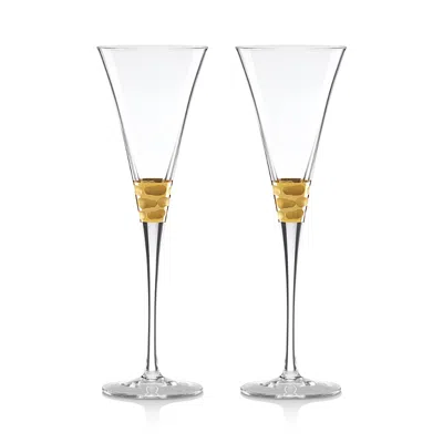 MICHAEL WAINWRIGHT TRURO TOASTING FLUTE SET OF 2