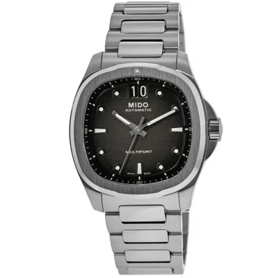 MIDO MULTIFORT TV BIG DATE GREY DIAL STEEL MEN'S WATCH M049.526.11.081.00