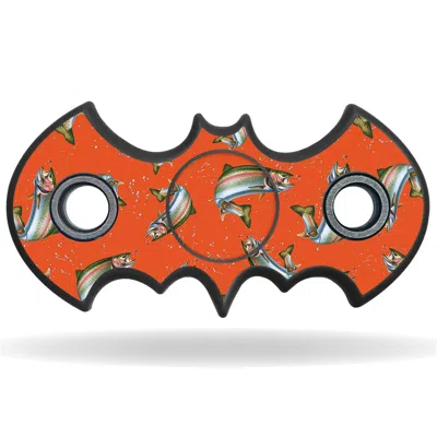MIGHTYSKINS SKIN FOR FIDGET HAND TRI-SPINNER - TROUT COLLAGE