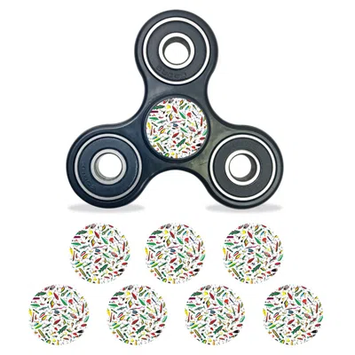 MIGHTYSKINS SKIN FOR FIDGET HAND TRI-SPINNER CENTER CAP - BRIGHT LURES