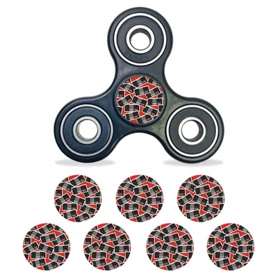 MIGHTYSKINS VINYL DECAL SKIN COMPATIBLE WITH FIDGET SPINNER CENTER CAP - RETRO CONTROLLERS 3