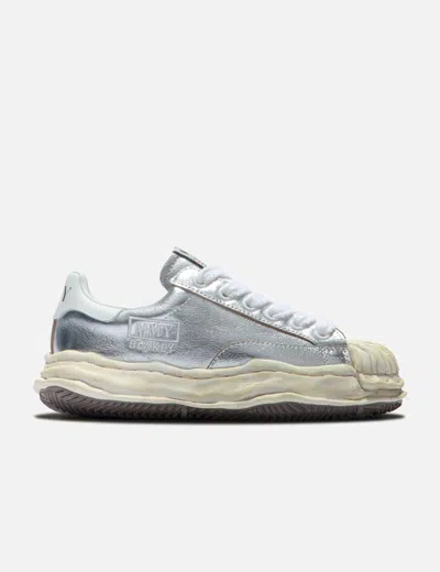 MIHARAYASUHIRO BLAKEY OG SOLE WRINKLED LEATHER LOW-TOP SNEAKERS