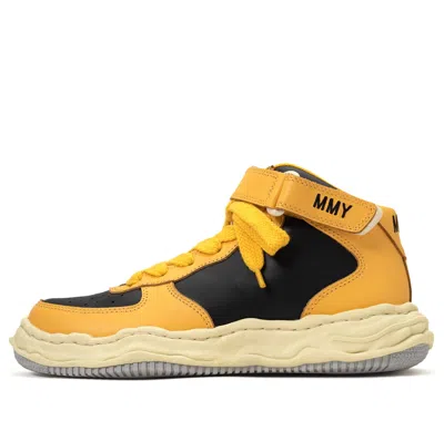 MIHARAYASUHIRO Maison MIHARA YASUHIRO WAYNE VL OG Sole Leather High-top Sneaker 'Black Yellow'
