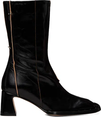 MIISTA BLACK GREER ANKLE BOOTS