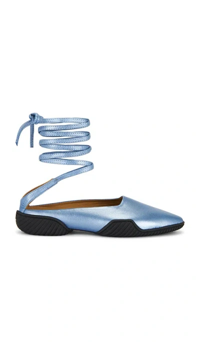 MIISTA NETTIE LACE UP BAILLERINA FLAT