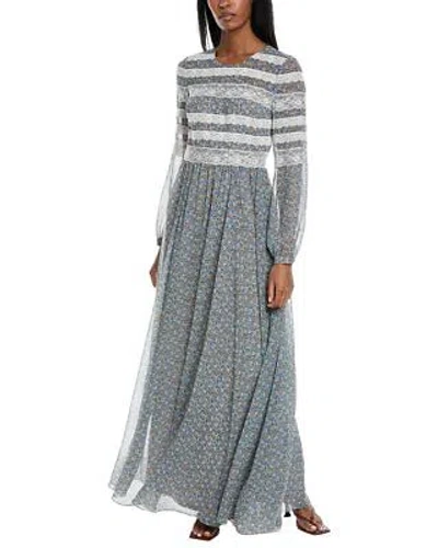 MIKAEL AGHAL MIKAEL AGHAL LACE GOWN WOMEN'S BLUE 2