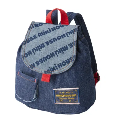 MIKI HOUSE DENIM BACKPACK