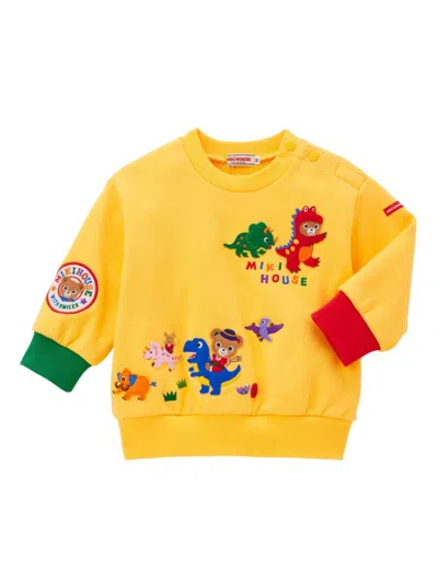 MIKI HOUSE DINOSAUR SWEATSHIRT