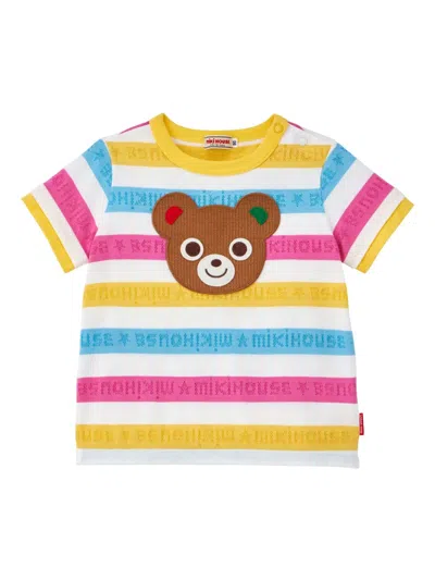 MIKI HOUSE STRIPED T-SHIRT